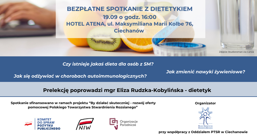 Zapraszamy na spotkanie z dietetykiem